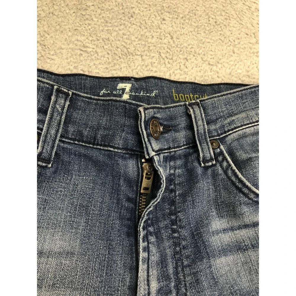 7 For All Mankind Jeans Mens 33x28 Blue Bootcut Denim